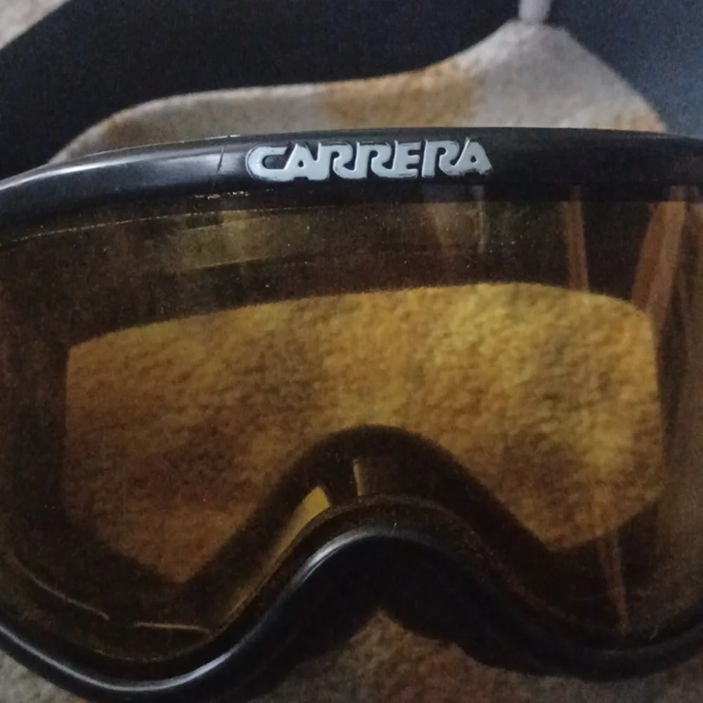 Carrera Black and Yellow Used Ski Glasses
